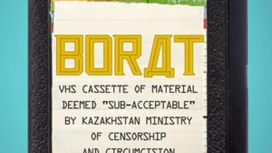 Borat: VHS Cassette of Material Deemed ‘Sub-acceptable’ by Kazakhstan Ministry of Censorship and Circumcision (2021)