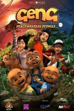 Poster Upin & Ipin Geng Pengembaraan Bermula (2009)